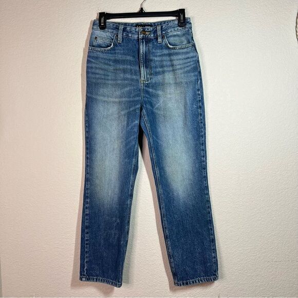 Lee Blue Vintage Modern Ankle Hi-Rise Straight Leg Jeans Women's Size 27‎ - Picture 1 of 10